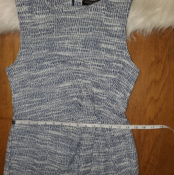 Banana Republic Navy And White Sleeveless Dress - Picture 8 of 10